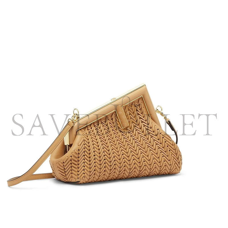 F**di first small bag fen9t776brw (26*18*9.5cm)